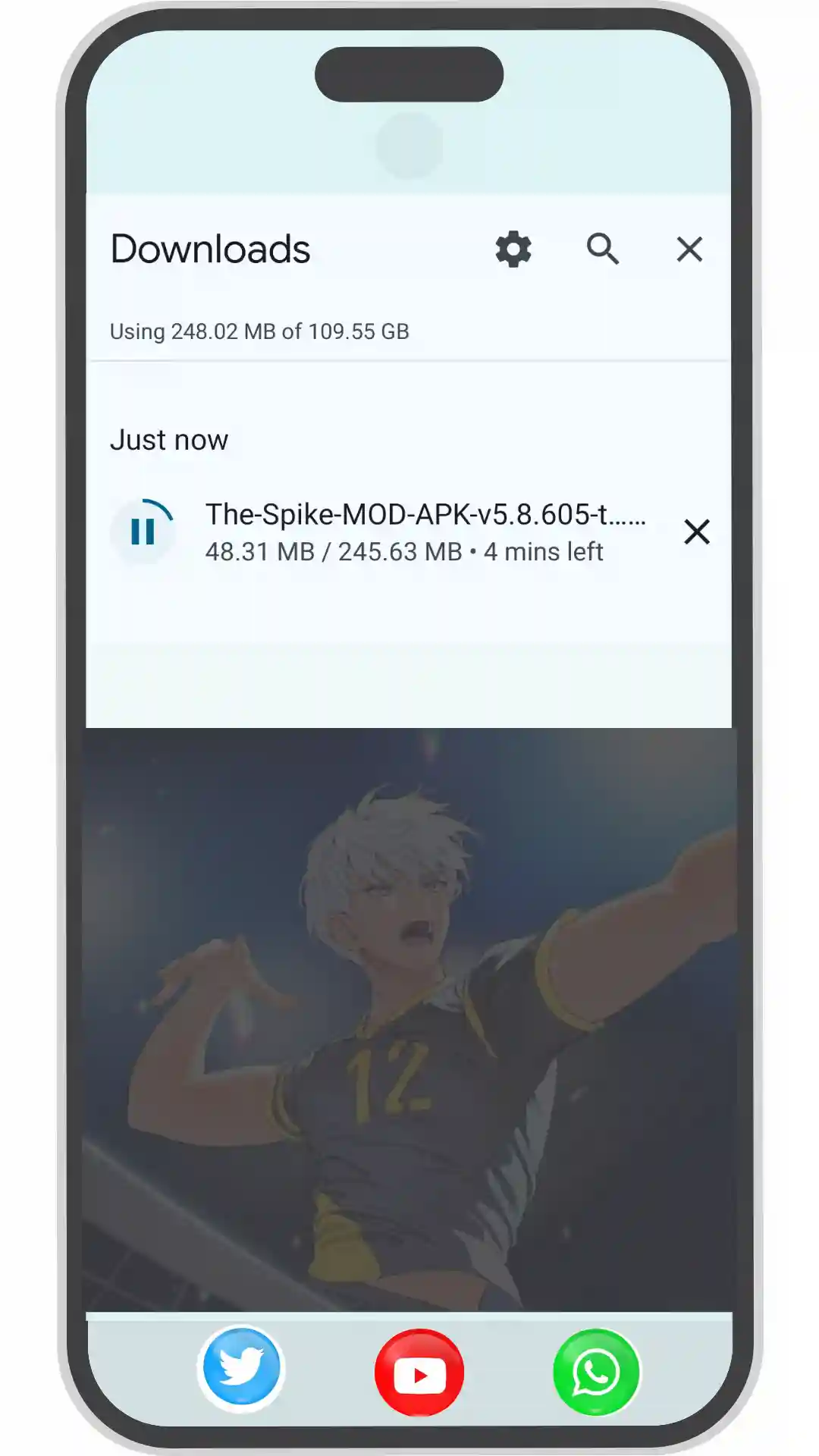 The Spike MOD APK Installation Screenshot 2