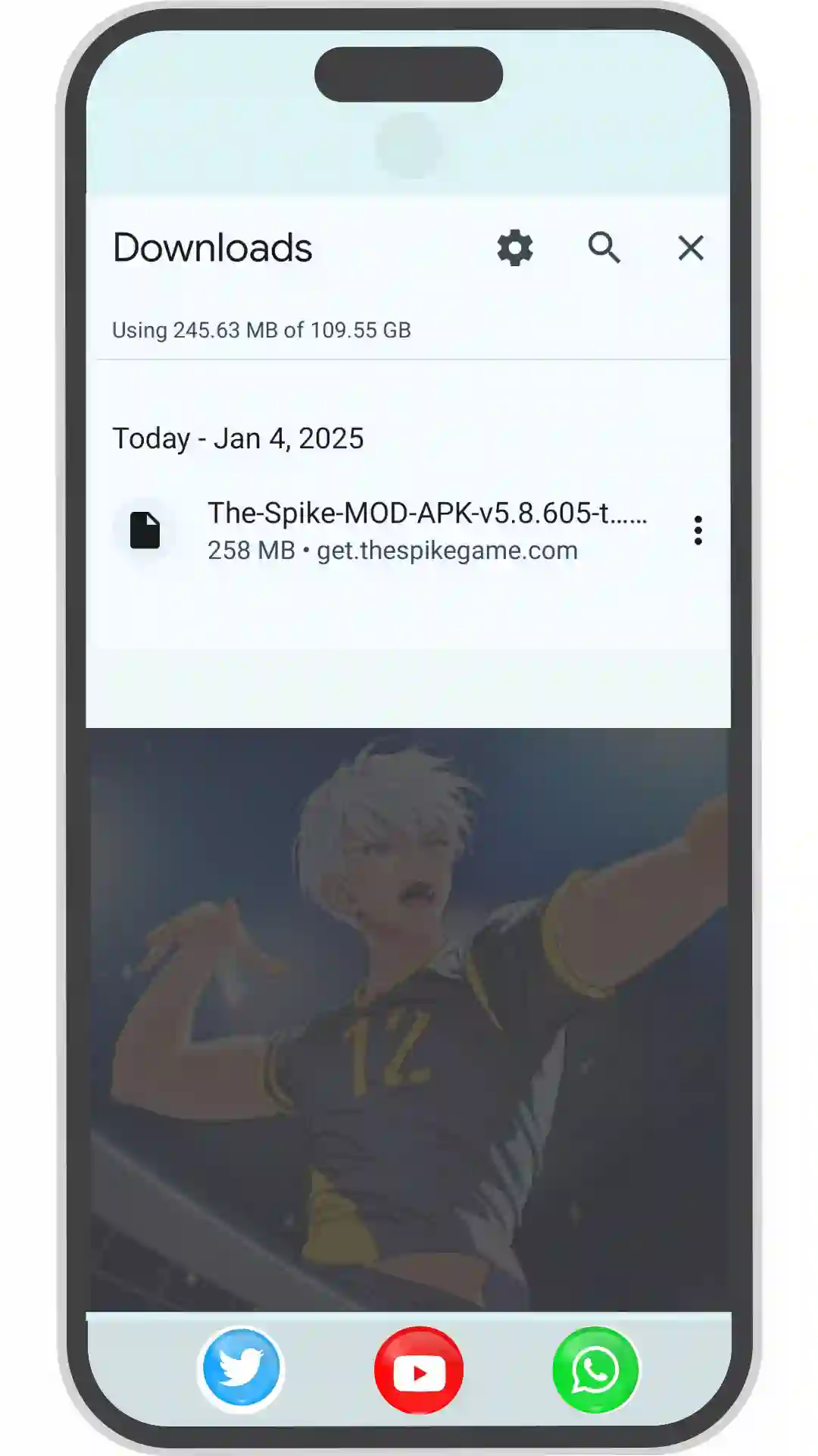 The Spike MOD APK Installation Screenshot 3