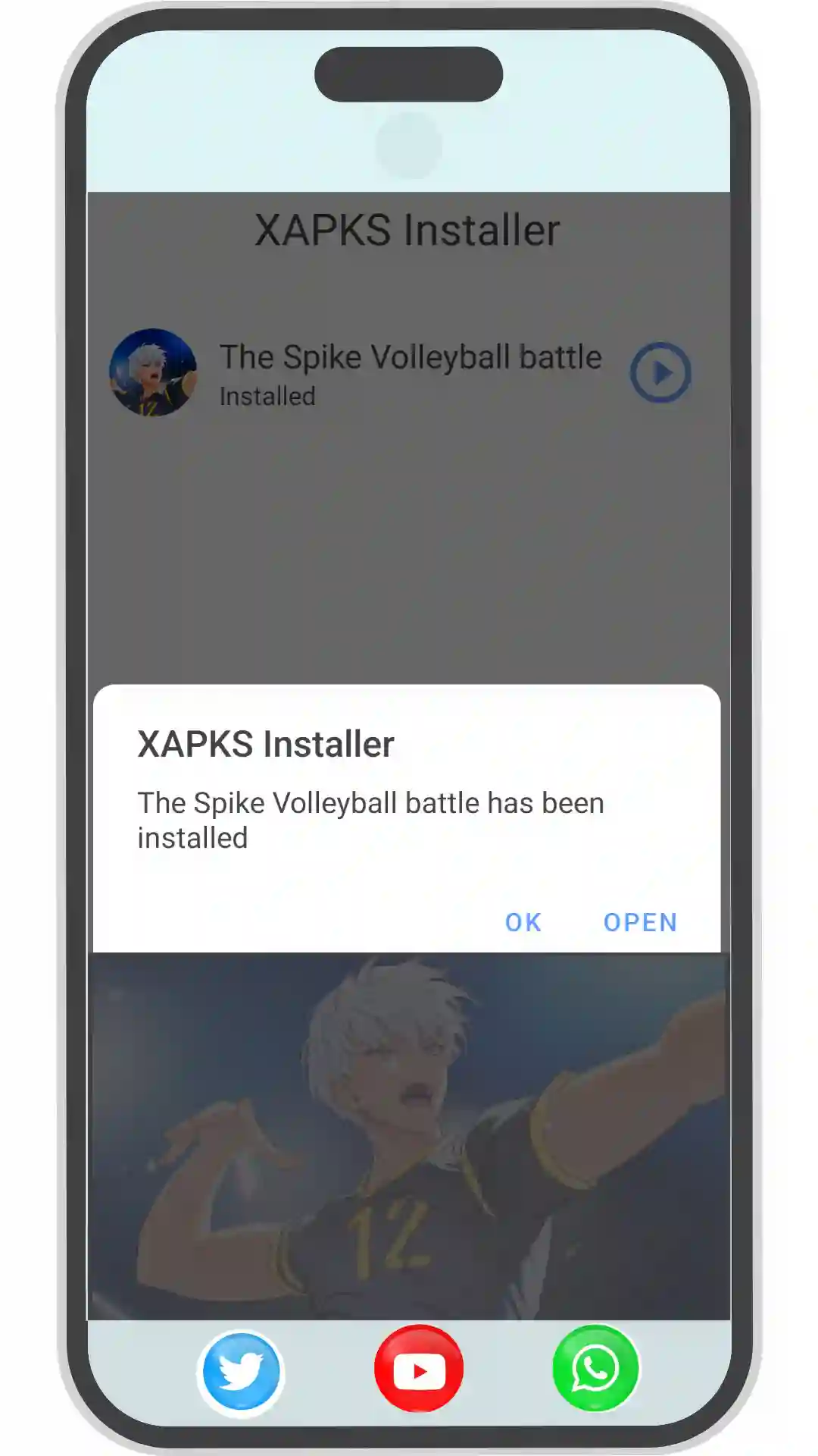 The Spike MOD APK Installation Screenshot 4