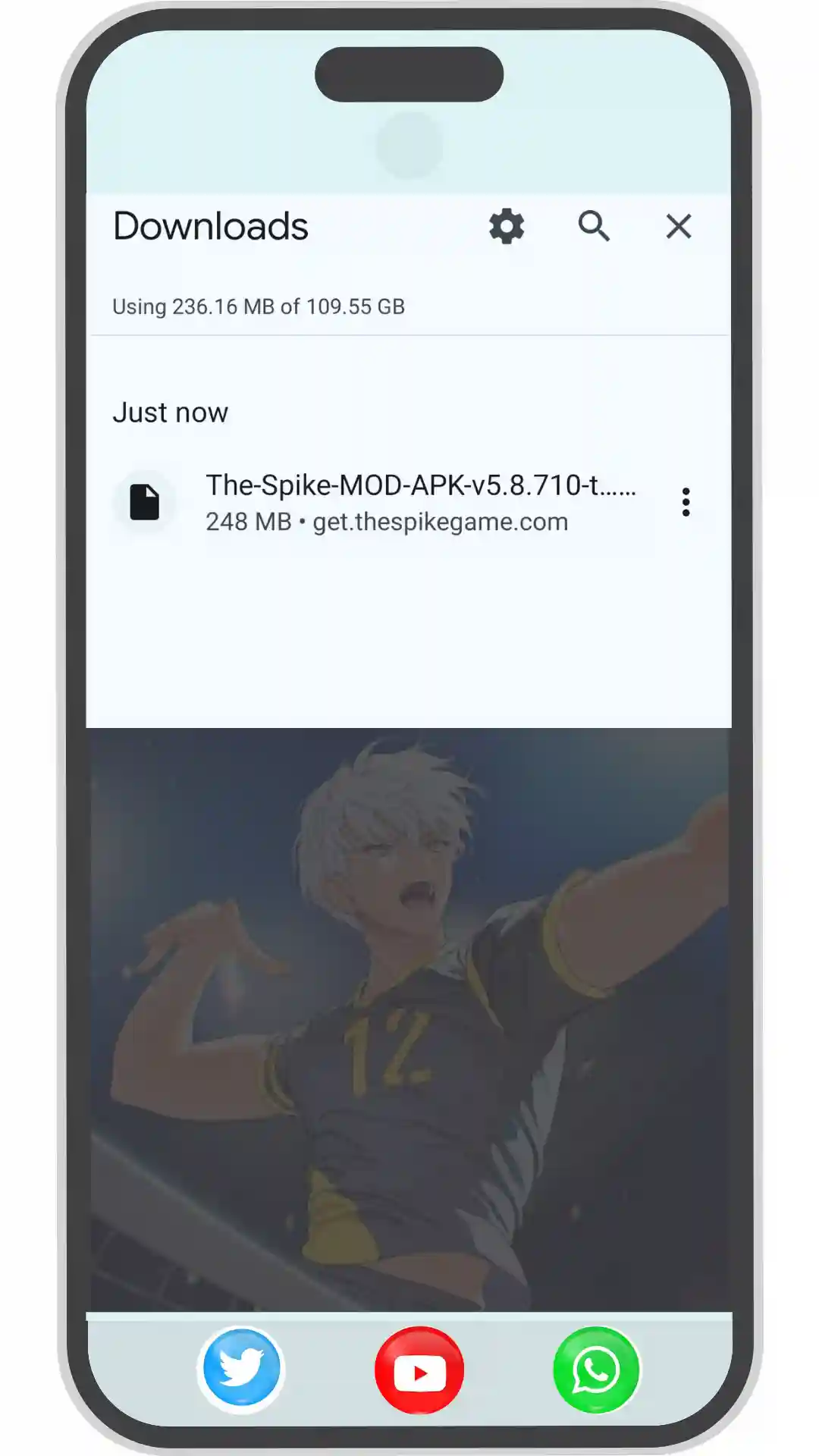 The Spike MOD APK Installation Screenshot 3