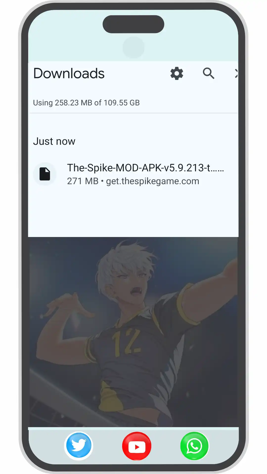 The Spike MOD APK Installation Screenshot 3
